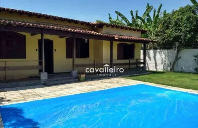 Casa com 3 dormitórios à venda, 150 m² por r$ 550.000,00 - ponta grossa - maricá/rj
