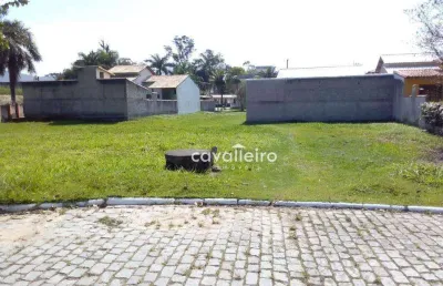 Terreno plano em condomínio fechado, com 766 m², à venda por r$ 160.00 ,  maricá - rj