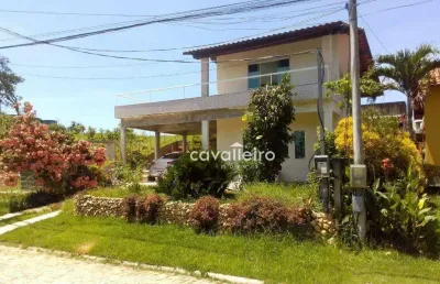 Casa duplex em condomínio fechado, com 270 m²,  com 4 quartos sendo 2 suítes, área gourmet, à venda por r$ 650.000 , inoã - maricá/rj