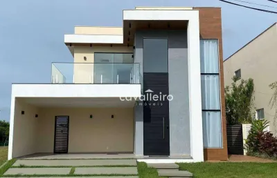 Casa com 5 quartos, piscina, churrasqueira à venda, 272 m² - alphaville - maricá/rj
