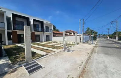 Casas à poucos passos da lagoa do marine,  com 2 quartos e churrasqueira - 80 m² por r$ 399.000 - são josé do imbassaí - maricá/rj