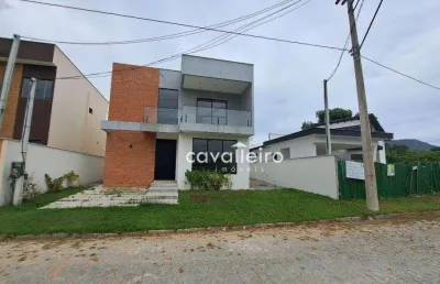 Tem até sauna! casa 4 quartos, piscina e área gourmet no cond. ubá em maricá-rj