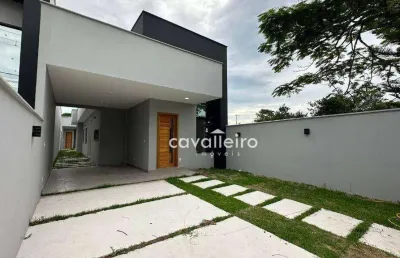 Casa com 3 dormitórios à venda, 115 m² por r$ 530.000,00 - jardim atlântico central (itaipuaçu) - maricá/rj