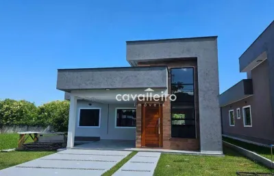 Casa com 3 dormitórios à venda, 117 m² por r$ 570.000,00 - são josé de imbassai - maricá/rj