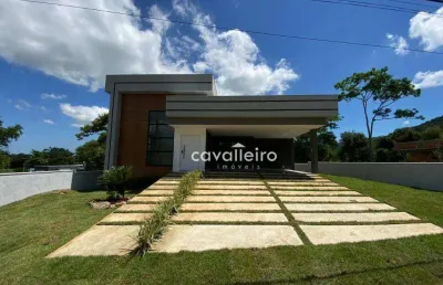 Excelente casa linear em condomínio de alto padrão em ubatiba!!!!!