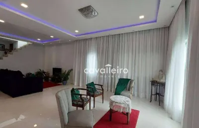 Casa com 5 dormitórios à venda, 414 m²  - condomínio new york - flamengo - maricá/rj
