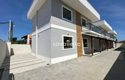 Casas duplex  com 2 dormitórios à venda - jardim atlântico leste (itaipuaçu) - maricá/rj