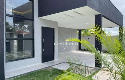 Casa em terreno inteiro e designer moderno com 3 quartos sendo uma suíte à venda jardim atlântico leste (itaipuaçu) - maricá/rj
