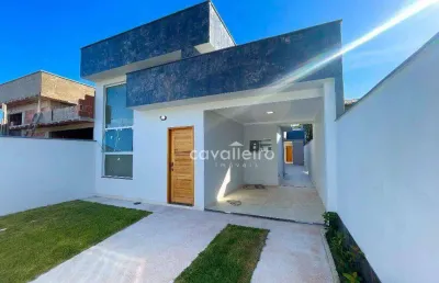 Casa com 3 dormitórios à venda, 136 m²- jardim atlântico oeste (itaipuaçu) - maricá/rj