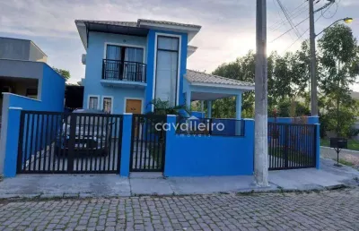 Casa condomínio royal garden, com 2 dormitórios, 2 suítes, à venda, 90 m² por r$ 550.000 - pindobas - maricá/rj