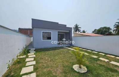 Casa com 3 quartos, próximo da lagoa das amendoeiras à venda, 90 m² por r$ 420.000 - são josé  do imbassaí - maricá/rj