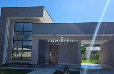 Casa condomínio vivere, com 3 dormitórios à venda, 122 m² por r$ 650.000 - são josé de imbassai - maricá/rj