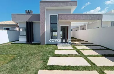 Casa com 3 dormitórios à venda, 160 m²- jardim atlântico leste (itaipuaçu) - maricá/rj