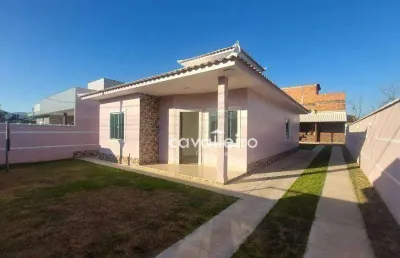 Casa pertinho da praia com espaço gourmet em jaconé