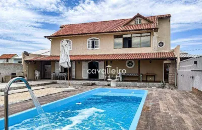 Casa pé na areia em guaratiba - maricá-rj em um terrenão de 960m2- 3 quartos, piscina e energia solar!