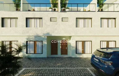 Triplex com vista para o mar em área nobre de itaipuaçu à venda, 94 m² - jardim atlântico oeste (itaipuaçu) - maricá/rj