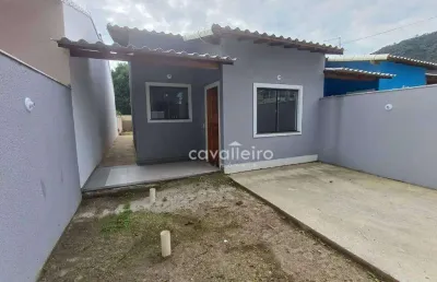 Casa com 2 dormitórios à venda, 74 m² por - bananal (ponta negra) - maricá/rj