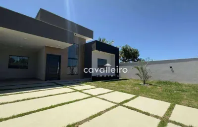 Casa com 3 dormitórios à venda, 129 m² - jardim atlântico leste (itaipuaçu) - maricá/rj