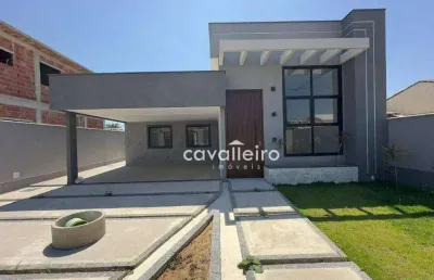Casa com 3 dormitórios à venda, 145 m² por r$ 740.000,00 - jardim atlântico central (itaipuaçu) - maricá/rj