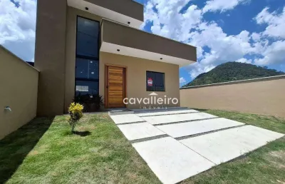 R$490.000 - casa com 3 quartos, cond. vitoria dos anjos,  104 m² por r$ 490.000 - caxito - maricá/rj