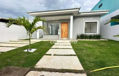 Casa com 3 dormitórios à venda, 97 m² - jardim atlântico leste (itaipuaçu) - maricá/rj