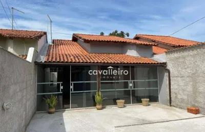 Casa com 2 dormitórios à venda, 86 m² - barroco (itaipuaçu) - maricá/rj