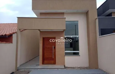 Casa com 3 dormitórios à venda, 97 m² - são bento da lagoa - maricá/rj
