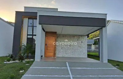 Casa no condomínio vivere, 3 quartos com 1 suíte e closet, com 120 m², à venda por r$ 620.000 , maricá - rj