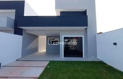 Casa com 3 dormitórios à venda, 138 m² - jardim atlântico oeste (itaipuaçu) - maricá/rj