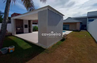 Casa com 6 quartos, piscina e churrasqueira -  200 m² - jardim atlântico leste (itaipuaçu) - maricá/rj