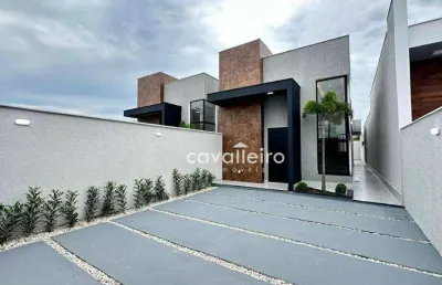 Casa com 3 dormitórios à venda, 96 m² - jardim atlântico central (itaipuaçu) - maricá/rj