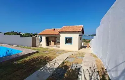 Casa com 2 dormitórios à venda, 80 m² por r$ 450.000,00 - jardim interlagos (ponta negra) - maricá/rj