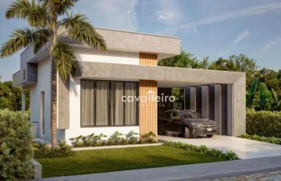Casa no condomínio vivere, com 3 quartos, sendo 1 suíte, com 121 m², à venda por r$ 650.000 - são josé do imbassaí - maricá/rj