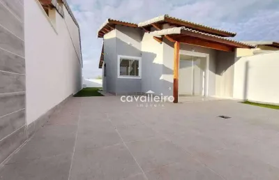 Casa com 2 dormitórios à venda, 69 m² por r$ 430.000,00 - barroco (itaipuaçu) - maricá/rj
