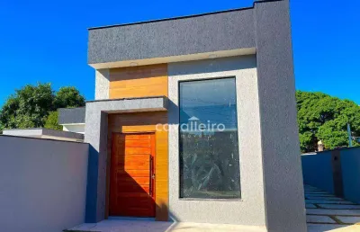 Casa com 3 dormitórios à venda, 105 m² - jardim atlântico oeste (itaipuaçu) - maricá/rj