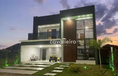Casa 4 quartos exclusiva no alphaville 2 -  planejados, energia solar, piscina, jacuzzi e área gourmet