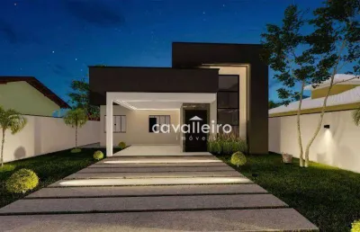 Casa com 3 dormitórios à venda, 141 m² por - jardim atlântico leste (itaipuaçu) - maricá/rj