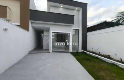 Casa com 3 dormitórios à venda, 100 m² por - barroco (itaipuaçu) - maricá/rj