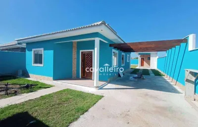 Casa com 3 dormitórios à venda, 117 m² - jardim atlântico leste - maricá/rj
