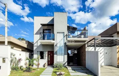 Casa condomínio royal garden, 2 suítes, área gourmet e piscina, 130 m² por r$ 587.000 - pindobas - maricá/rj