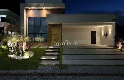 Casa com 3 dormitórios à venda, 195 m² por r$ 1.200.000,00 - alphaville maricá 1 - maricá/rj