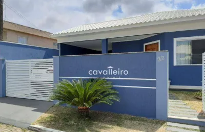 Casa com 3 dormitórios à venda, 198 m² - pertinho do novo mercado rede economia - inoã - maricá/rj
