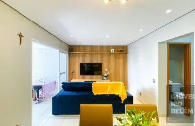 Torre solazzo, 112m², 3 suítes, 2 vagas, pedreira – belém pa