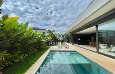 Casa com 3 dormitórios à venda, 372 m² por r$ 5.700.000,00 - condomínio bordas do parque - ribeirão preto/sp