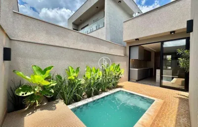Casa térrea com 3 dormitórios à venda, 145 m² por r$ 1.190.000 - condomínio valência - ilha túria - ribeirão preto/sp