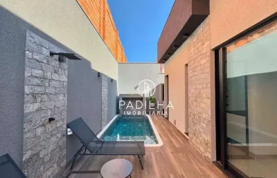 Casa térrea com 3 dormitórios à venda, 150 m² por r$ 1.290.000 - condomínio san marco - ilha gênova - ribeirão preto/sp
