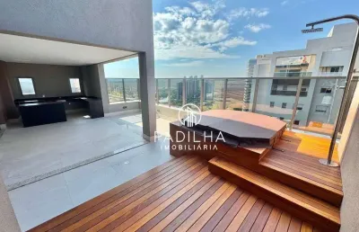 Cobertura com 5 dormitórios à venda, 437 m² por r$ 3.800.000 - cidade de zurique - jardim ilhas do sul - ribeirão preto/sp
