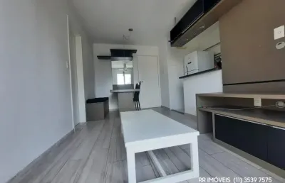 Lindo apartamento de  01 dormitório + 02 vagas - semi mobilado!