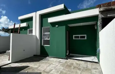 Casa linda em gramame: 2 quartos, suíte e acabamento de alta qualidade
