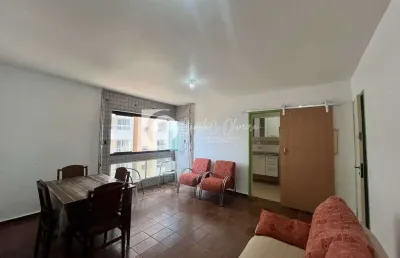 Apartamento vista mar, 1 dorm, mobiliado, real, praia grande